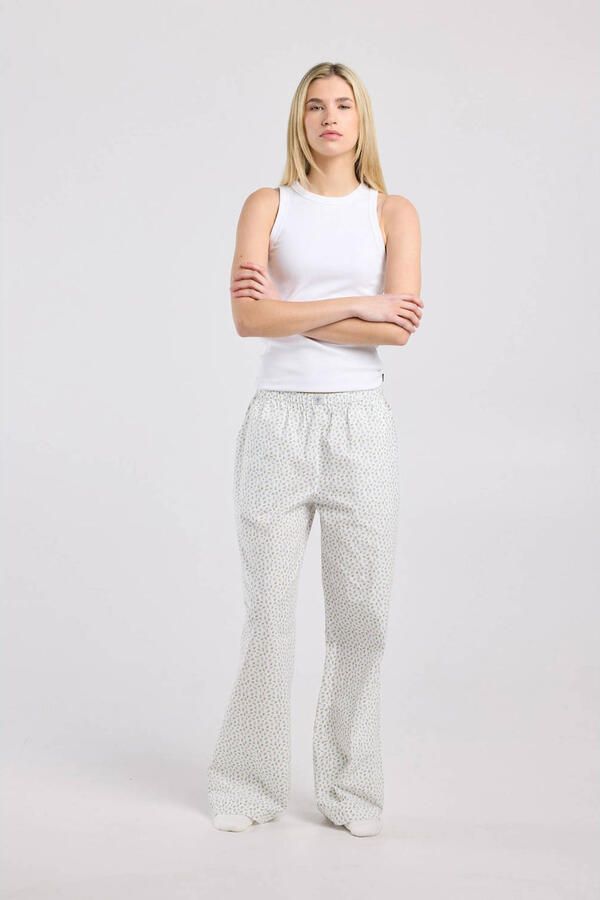 America Today katoenen pyjamabroek wit - Foto 2