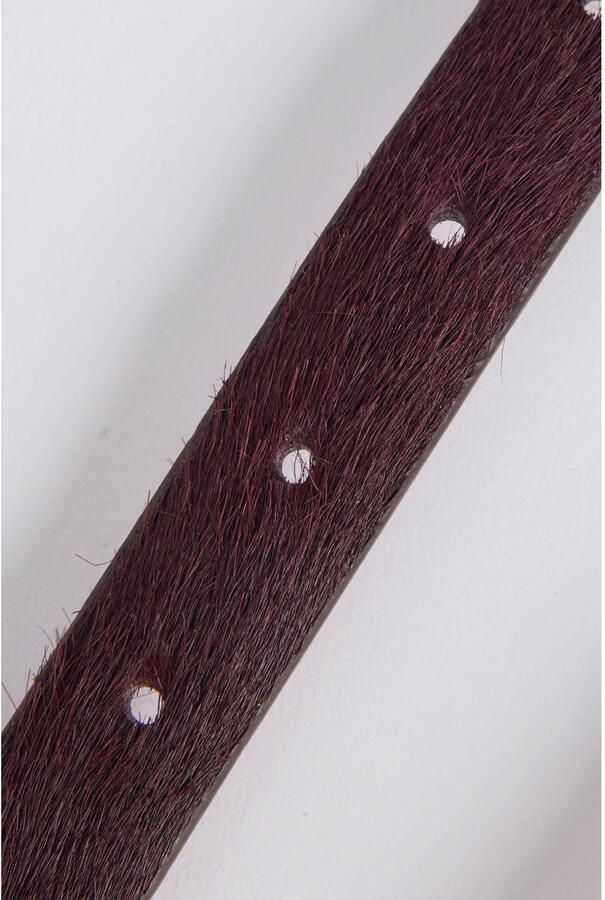 America Today leren riem donkerrood - Foto 2