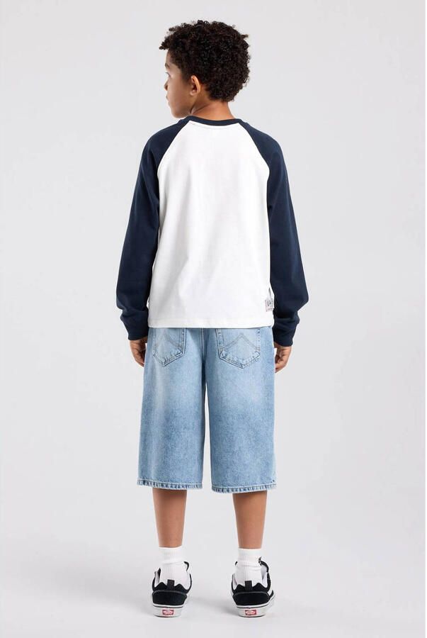 America Today longsleeve met print en tekst wit - Foto 2