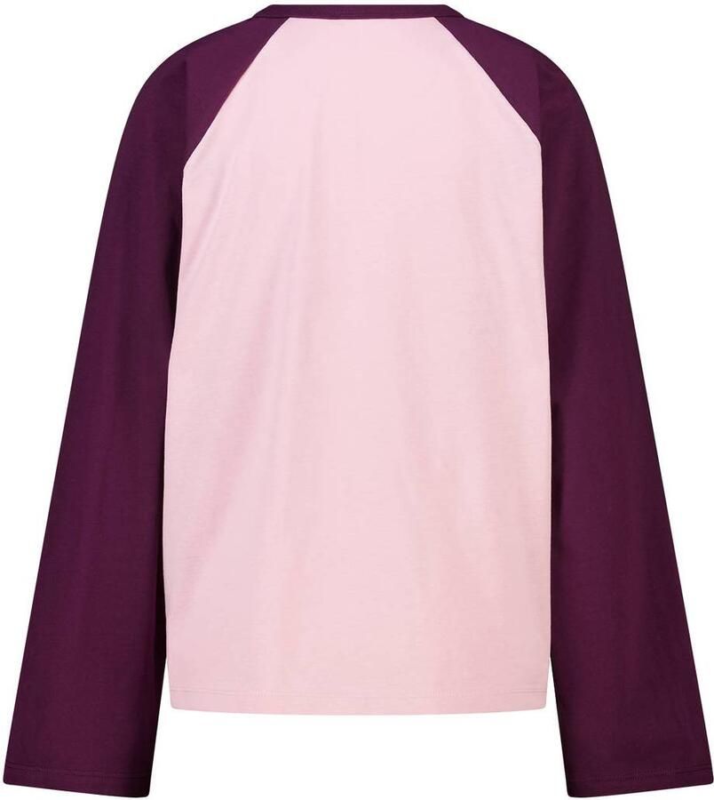 America Today longsleeve met print roze aubergine - Foto 2