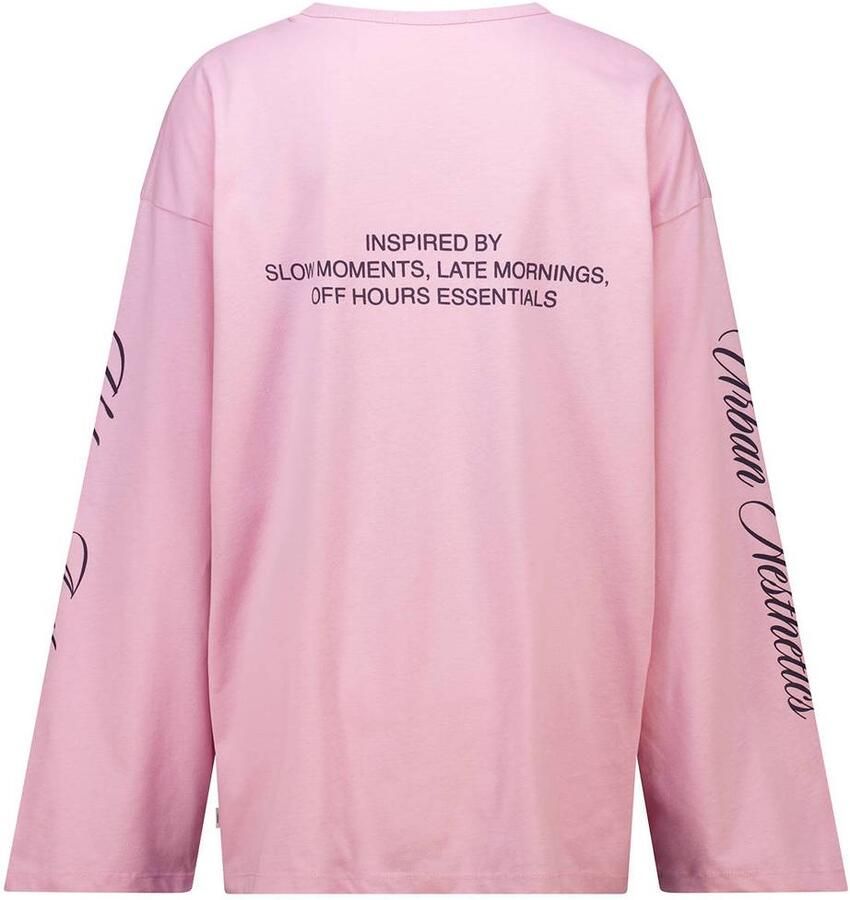 America Today longsleeve met tekst roze - Foto 2