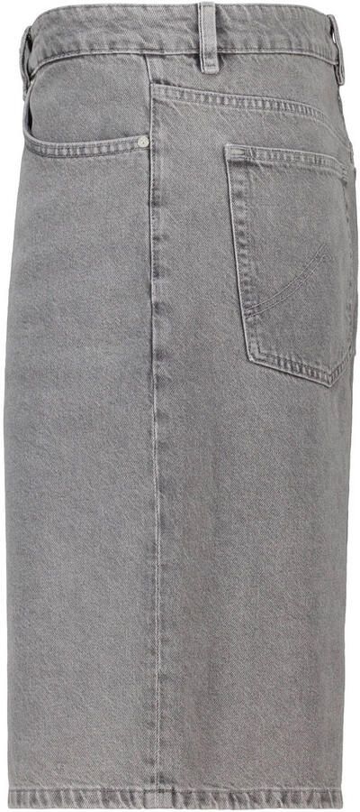 America Today loose denim short grijs