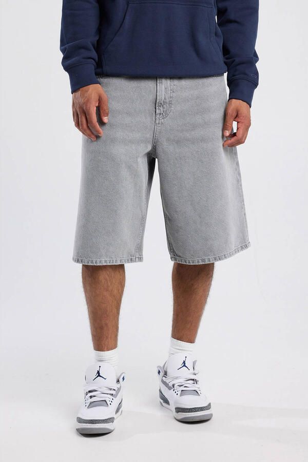 America Today loose denim short grijs - Foto 3