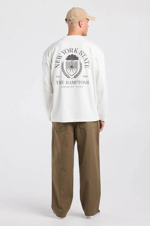 America Today loose fit chino bruin - Foto 2