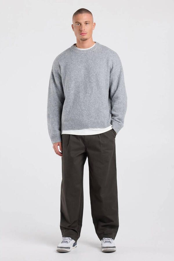 America Today loose fit chino donkergroen - Foto 3