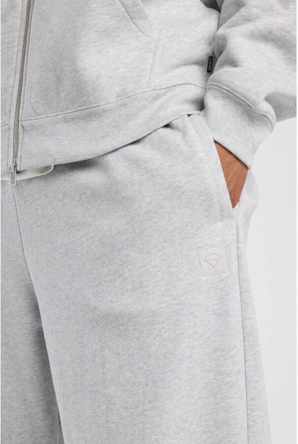 America Today loose fit gemêleerde joggingbroek lichtgrijs - Foto 2