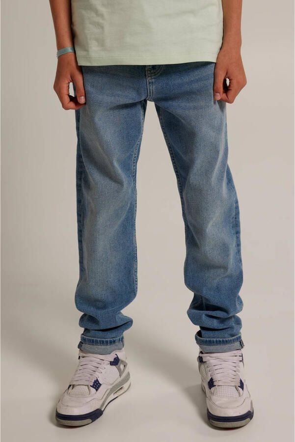 America Today loose fit jeans Dallas Blauw Jongens Denim Effen 134 140 - Foto 2