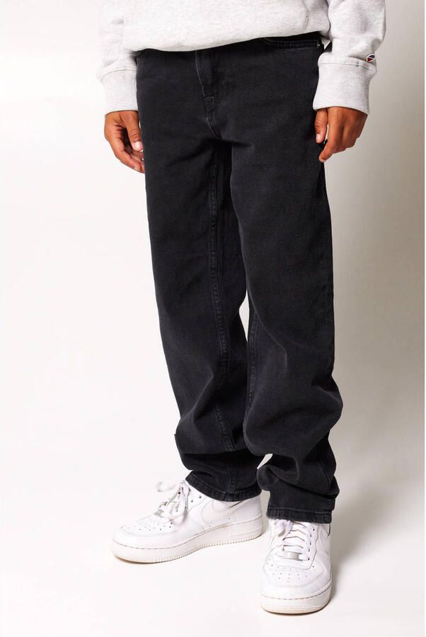 America Today loose fit jeans Dallas washed black Zwart Jongens Denim Effen 122 128 - Foto 2