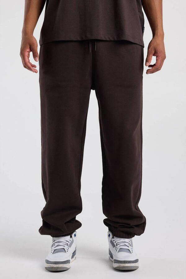 America Today loose fit joggingbroek bruin