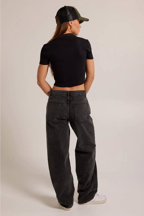 America Today low waist loose jeans Montana black denim - Foto 3