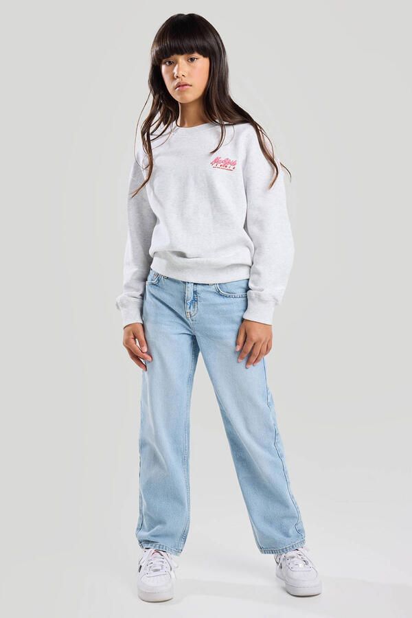 America Today low waist loose fit jeans light blue denim - Foto 2
