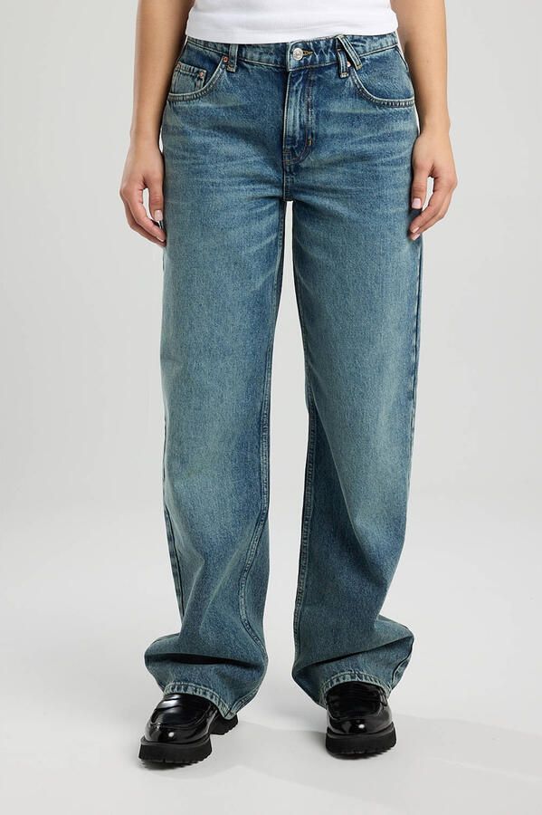 America Today low waist wide leg jeans