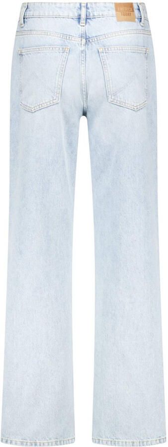 America Today low waist oversized jeans light blue denim