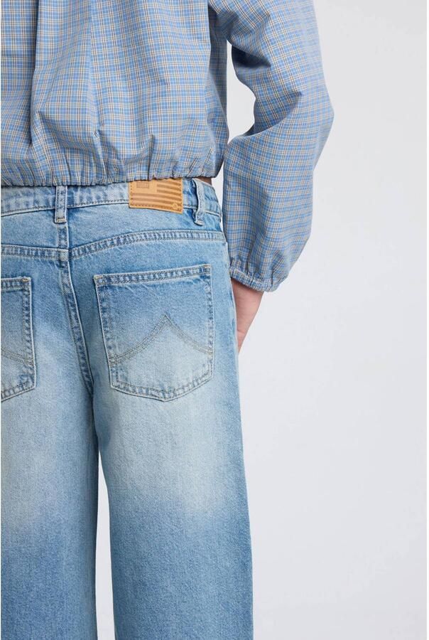 America Today Miami Jr wide leg jeans light blue denim - Foto 2