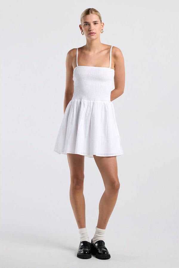America Today mini jurk wit - Foto 3