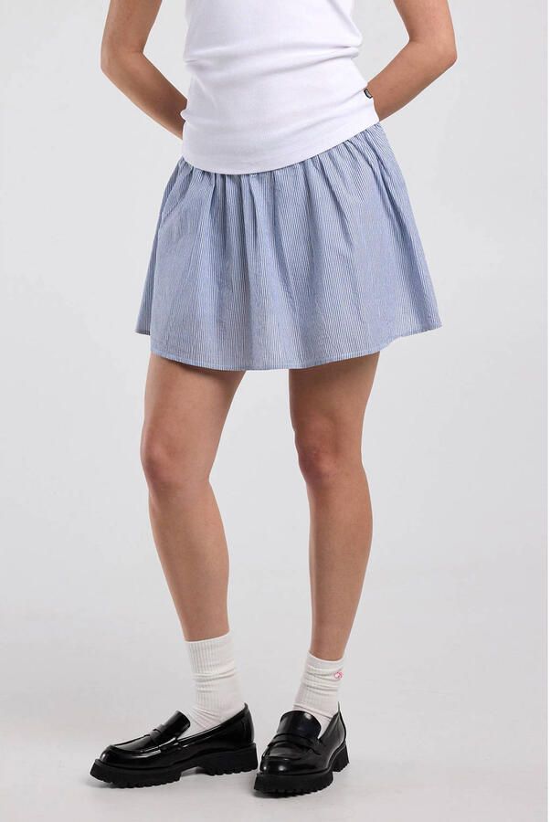 America Today mini rok blauw
