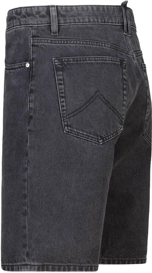 America Today Nate denim relaxed short zwart - Foto 3