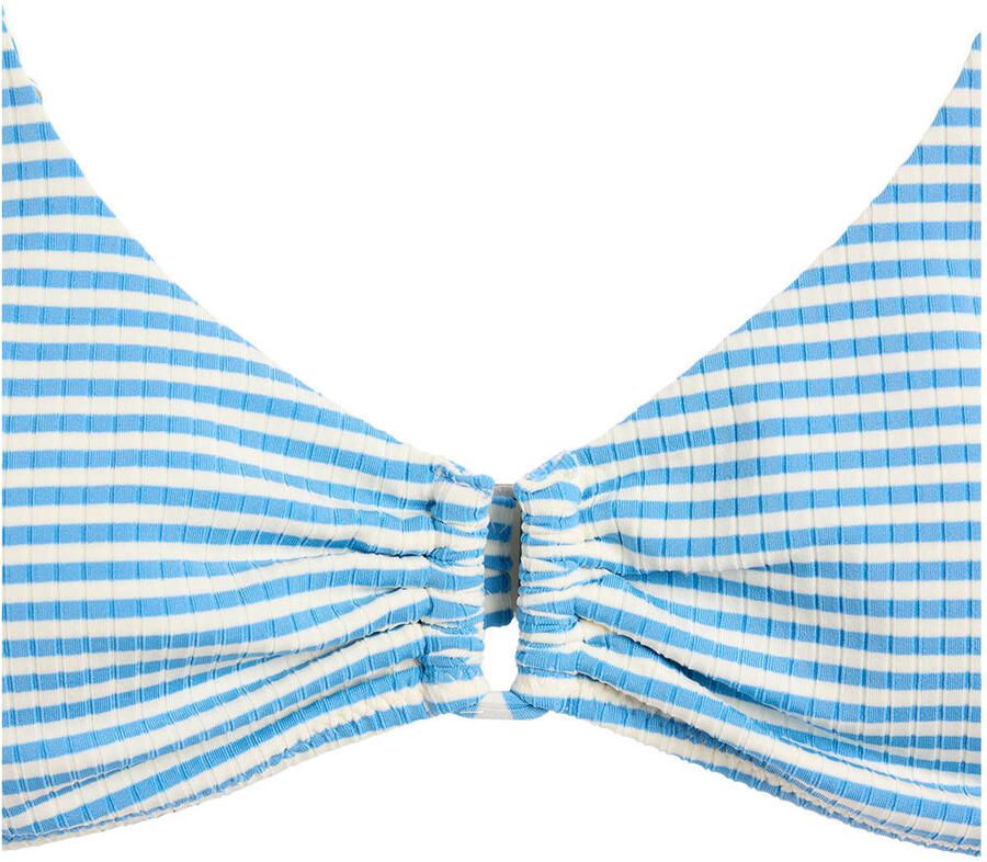 America Today niet-voorgevormde bikinitop Willow lichtblauw wit - Foto 2