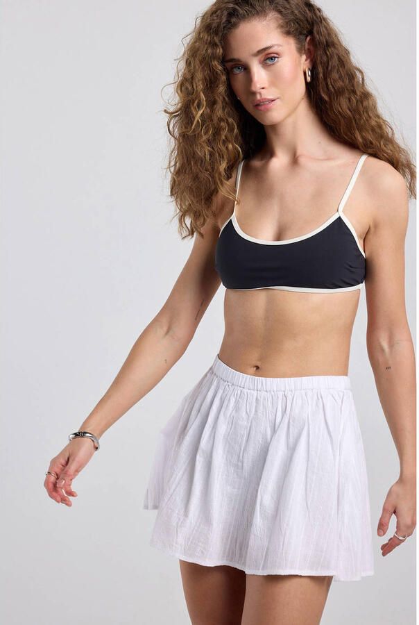 America Today niet-voorgevormde crop bikinitop Winnie zwart wit - Foto 2