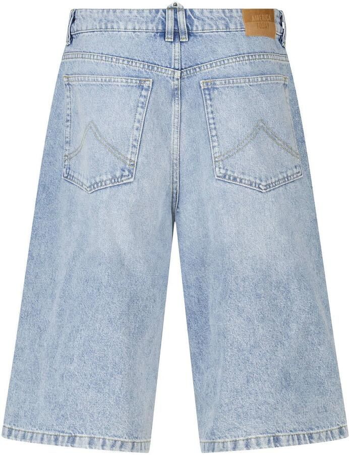 America Today North baggy jort blauw - Foto 2