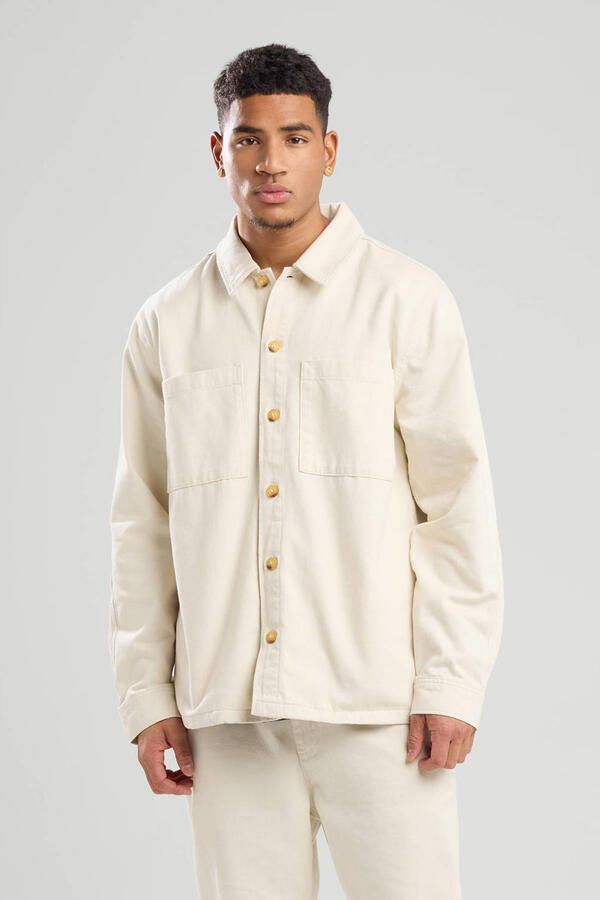 America Today overshirt ecru