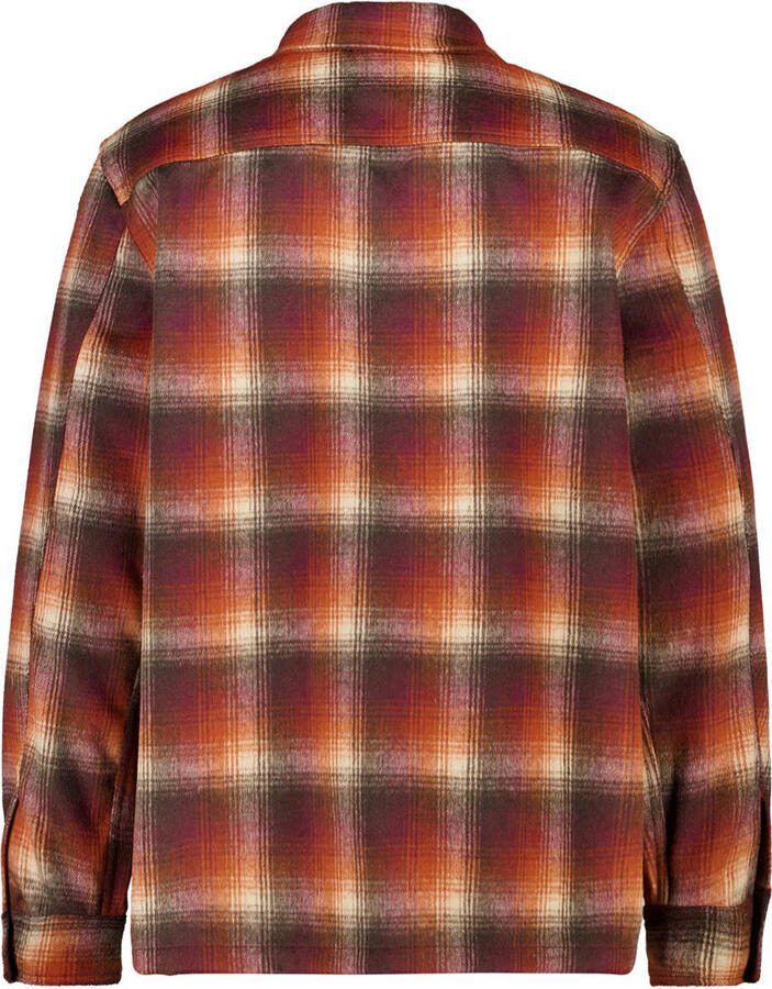 America Today overshirt met wol oranje - Foto 2