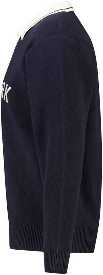 America Today oversized gebreide trui met borduursels midnight - Foto 2