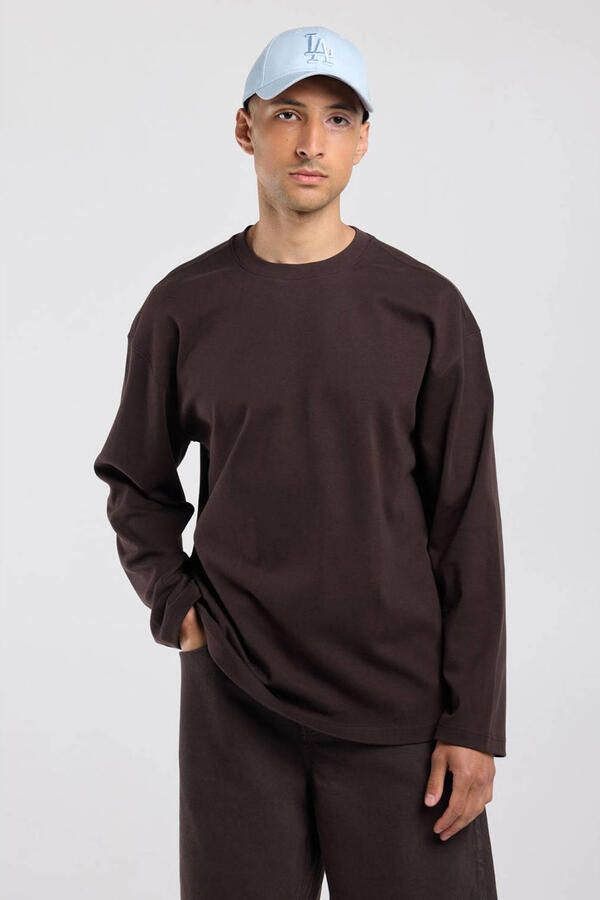America Today oversized longsleeve bruin