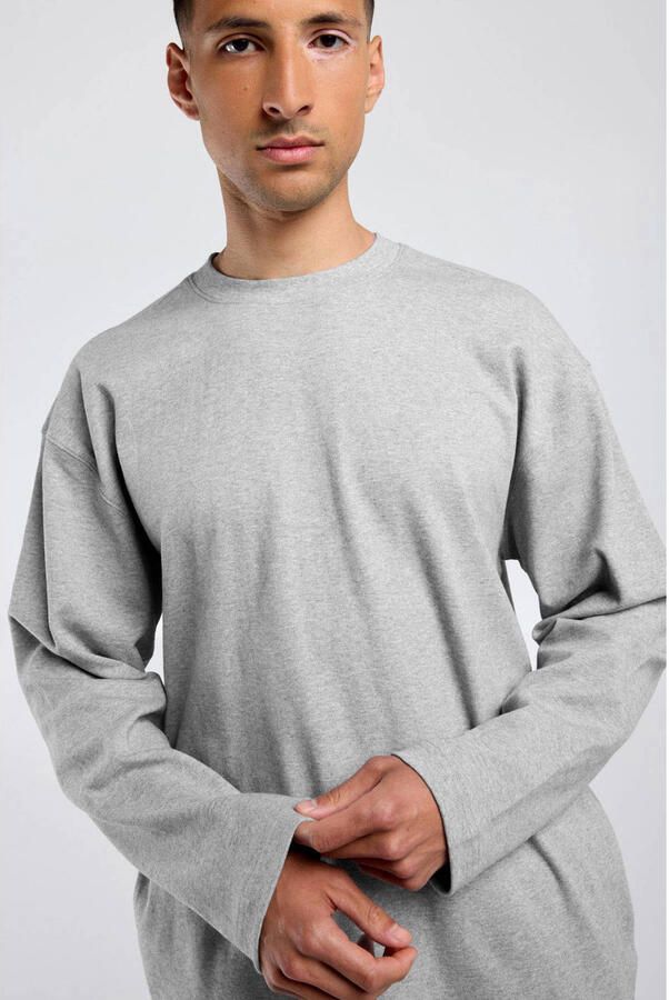America Today oversized longsleeve grijs