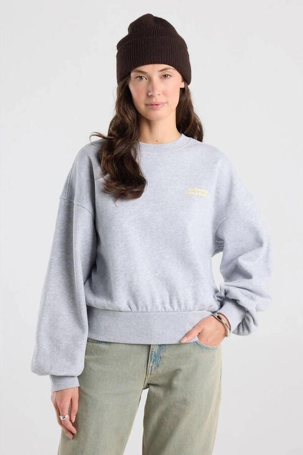 America Today oversized sweater grijs