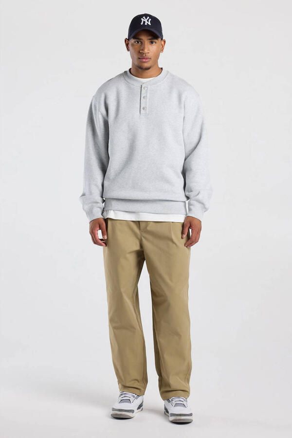 America Today oversized sweater lichtgrijs - Foto 2