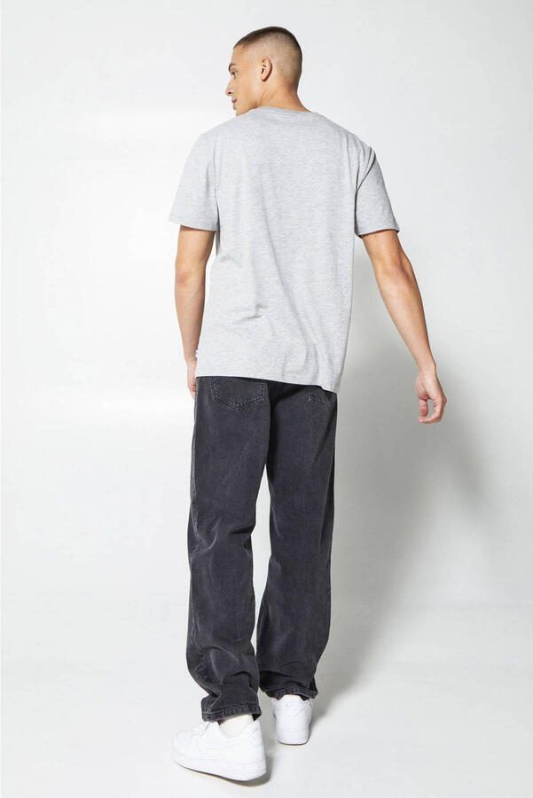 America Today regular T-shirt grijs