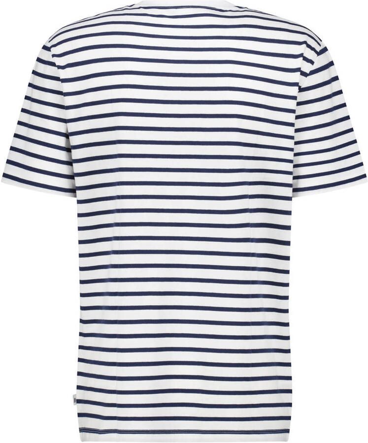 America Today regular gestreepte T-shirt blauw