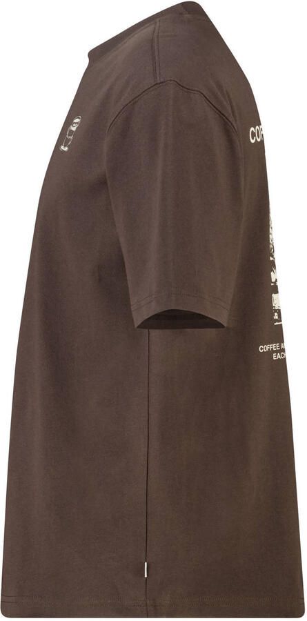 America Today oversized T-shirt met backprint bruin - Foto 3