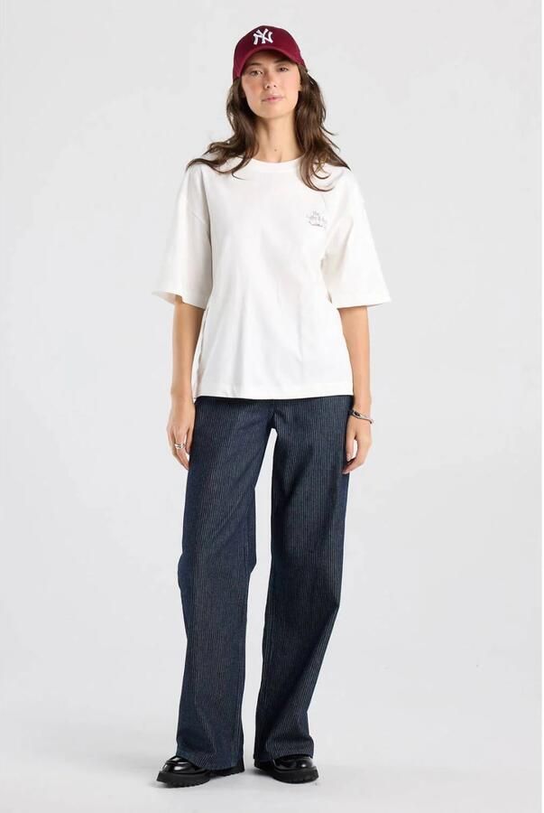 America Today oversized T-shirt met backprint en tekst ecru - Foto 2