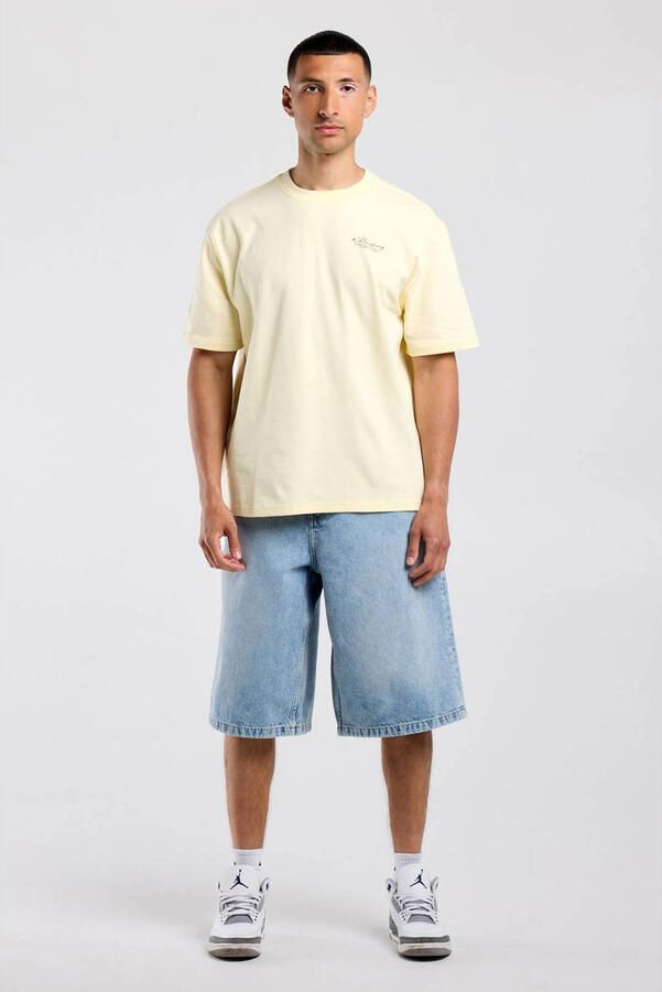 America Today oversized T-shirt met backprint lichtgeel - Foto 2