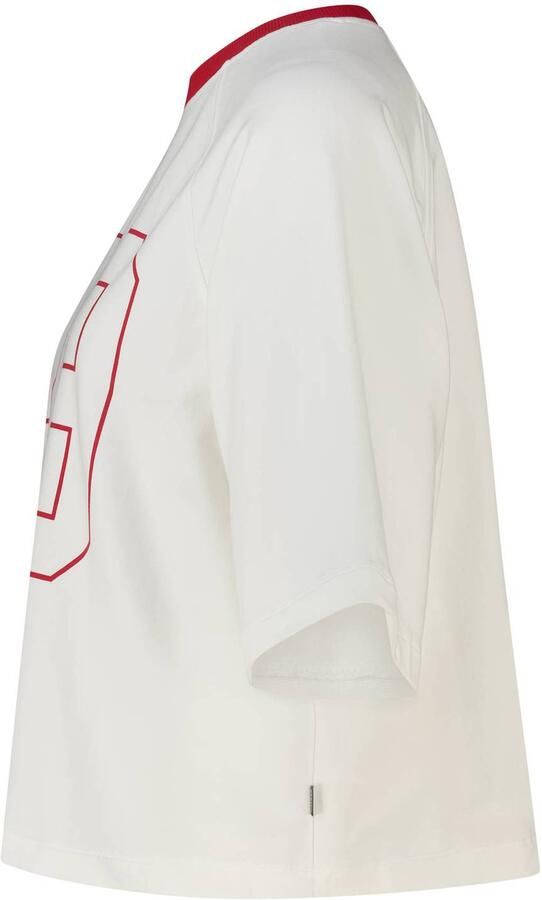 America Today oversized T-shirt met print ecru rood - Foto 3