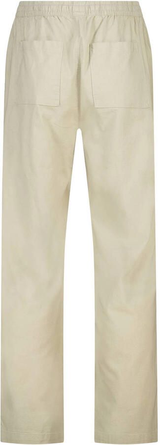 America Today Phillon straight casual broek met linnen bruin - Foto 2