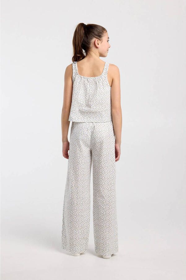 America Today pyjamabroek ecru blauw - Foto 2