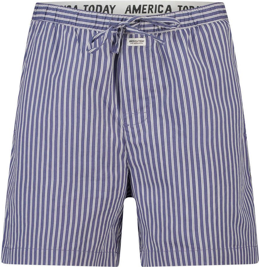 America Today pyjamashort blauw