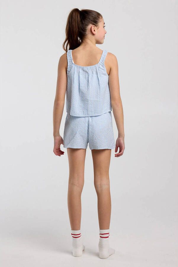 America Today pyjamashort blauw wit - Foto 2