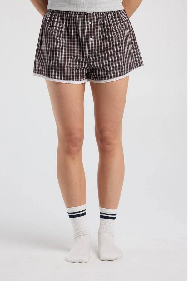 America Today pyjamashort bruin - Foto 2