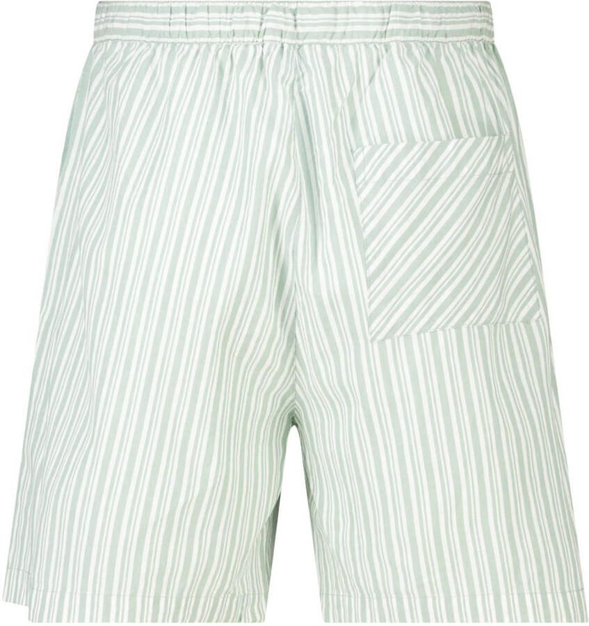 America Today pyjamashort groen wit - Foto 2