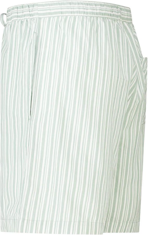 America Today pyjamashort groen wit - Foto 3
