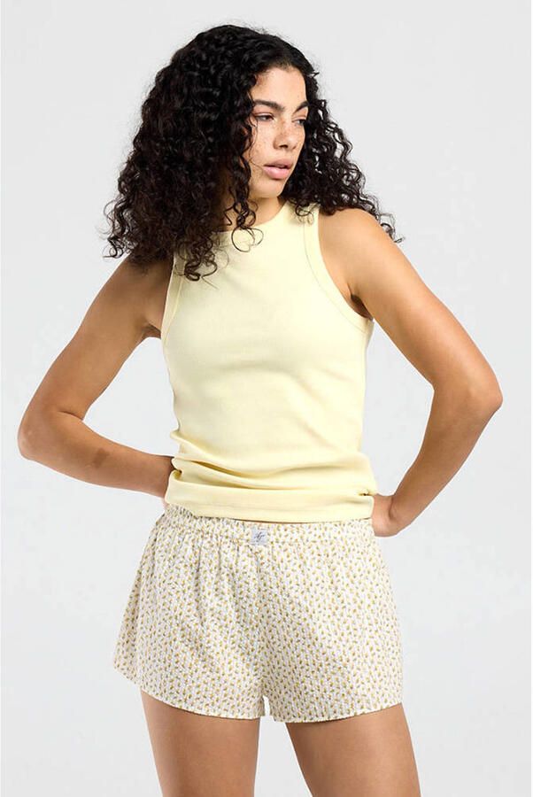 America Today pyjamashort lichtgeel