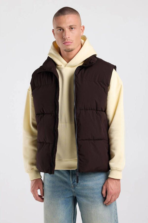 America Today quilted bodywarmer bruin - Foto 1