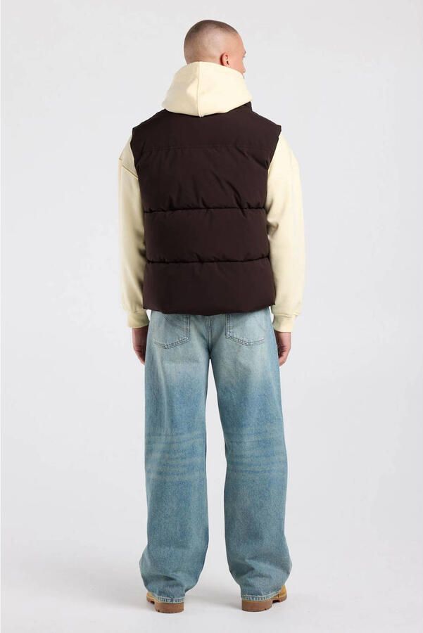 America Today quilted bodywarmer bruin - Foto 3