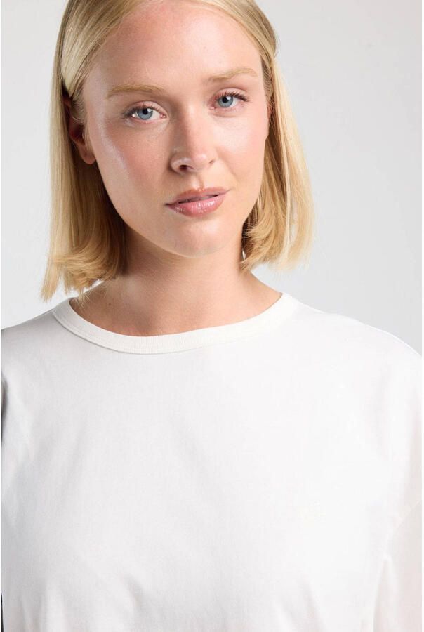 America Today rechtvallend T-shirt ecru - Foto 2