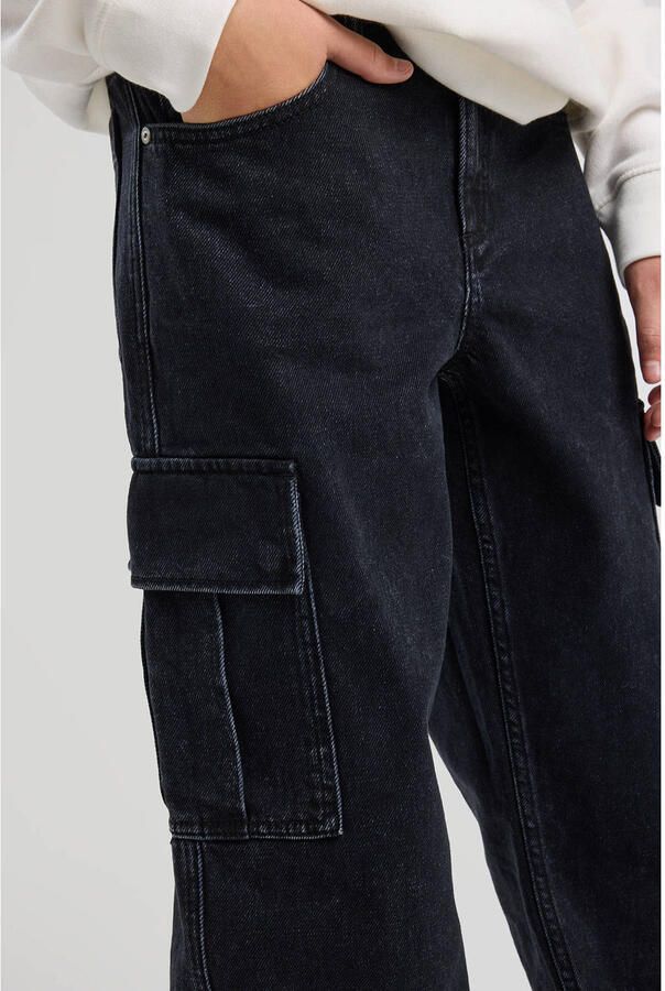 America Today rechtvallend  waist black denim