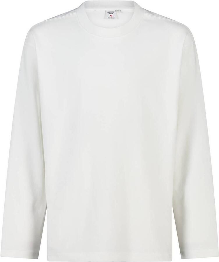 America Today rechtvallende longsleeve offwhite